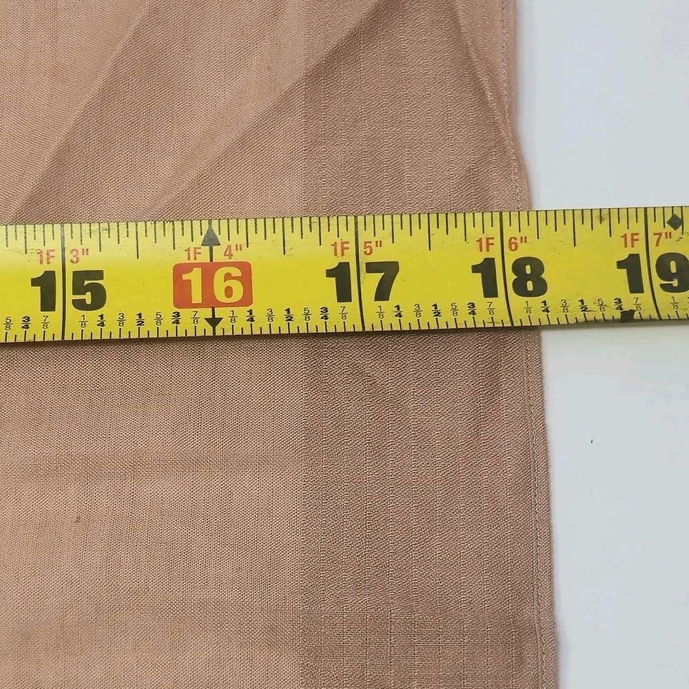 Vintage Mens Monogram Pocket Square Handkerchief Letter J Tan Taupe Embroidered - Picture 3 of 8
